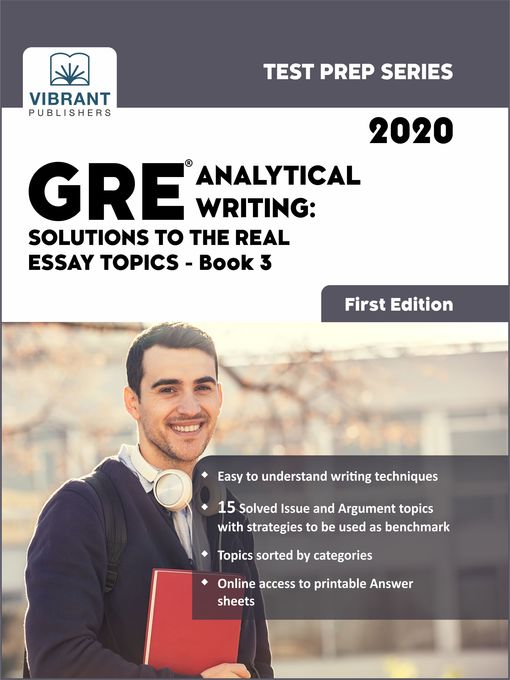 Cover image for GRE Analytical Writing